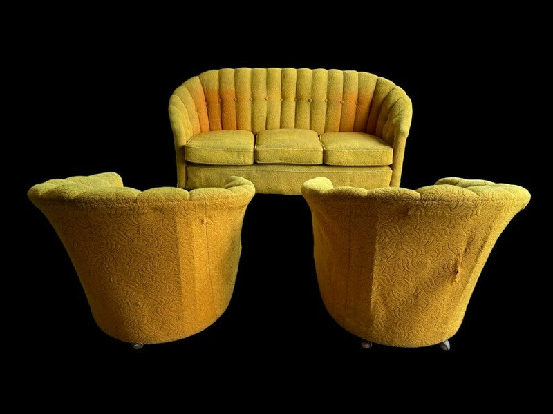 Art deco three piece suite, 1930s – A rare vintage treasure
