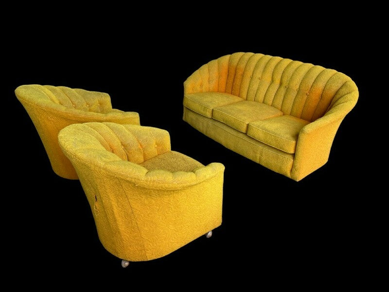 Art deco three piece suite, 1930s – A rare vintage treasure