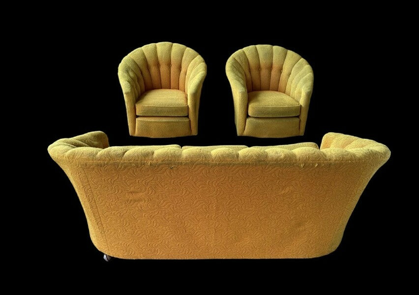 Art deco three piece suite, 1930s – A rare vintage treasure