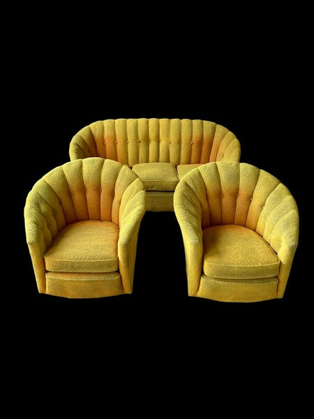 Art deco three piece suite, 1930s – A rare vintage treasure