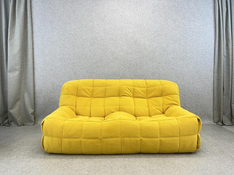 Vintage yellow kashima two seater sofa by m.ducaroy for ligne roset – A rare vintage treasure