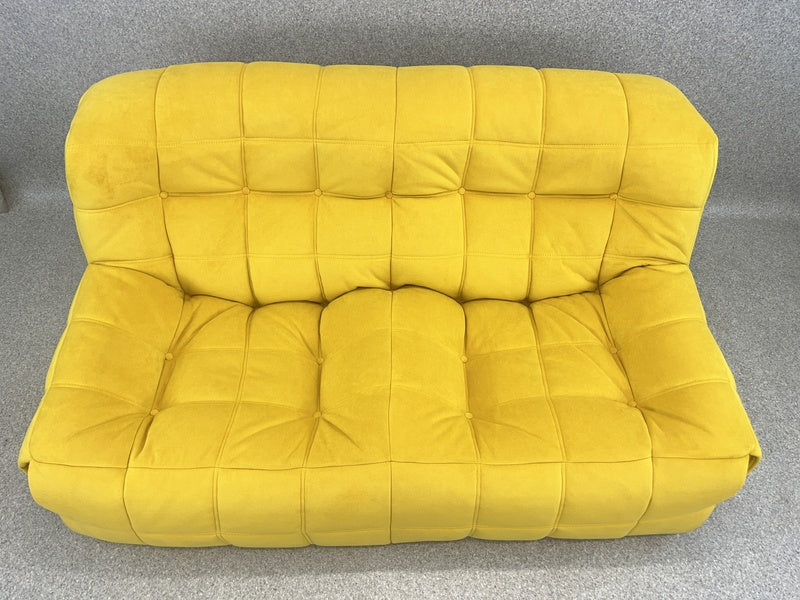 Vintage yellow kashima two seater sofa by m.ducaroy for ligne roset – A rare vintage treasure