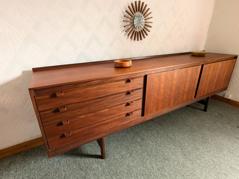 Robert heritage for archie shine knightsbridge afrormosia sideboard 60's. – A rare vintage treasure