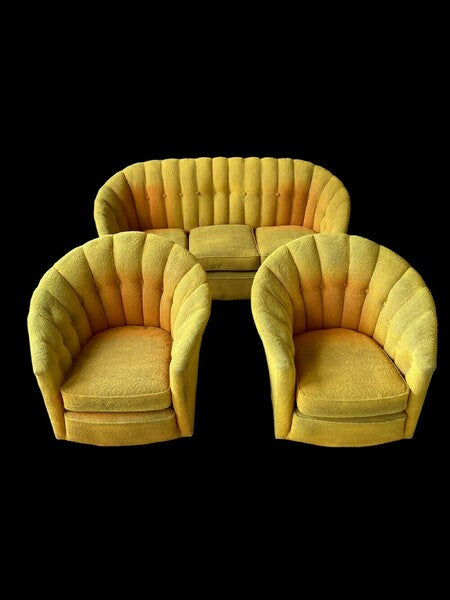 Art deco three piece suite, 1930s – A rare vintage treasure