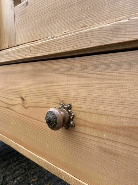Vintage gustavian style pine hall wardrobe storage cupboard armoire – A rare vintage treasure